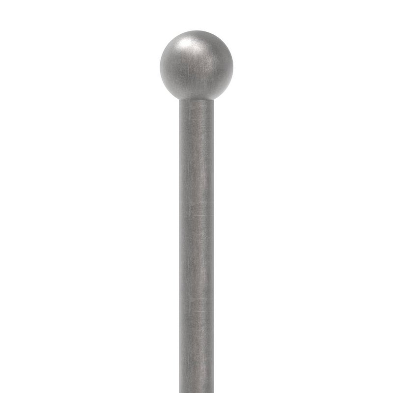 Zaunstab Ø 12mm, H: 1200mm, Kugel 25mm