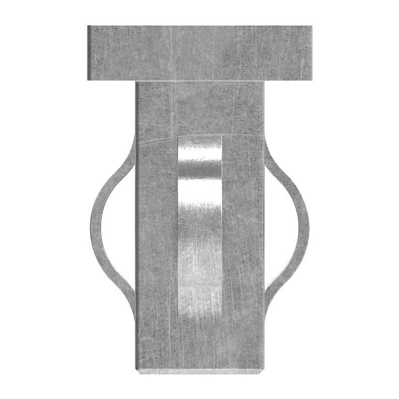 Bouchon en acier, pour tube carré 20x20mm