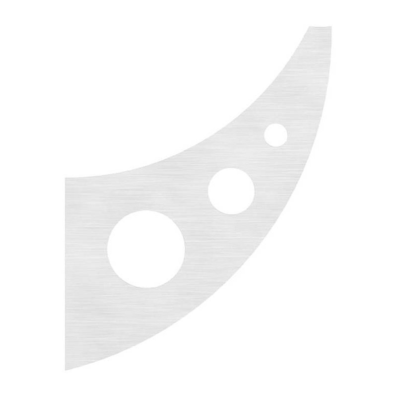 Support effilé pour main courante, 4mm d'épaisseur, V2A