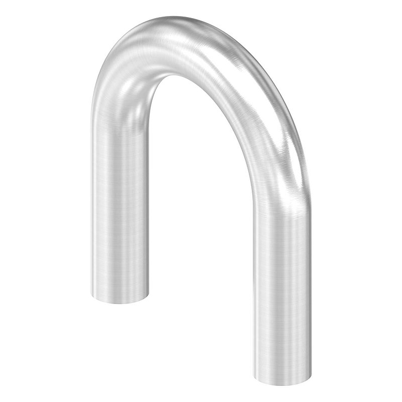 Tube bend 180°, made from 42.4x2.5mm tube, AISI304