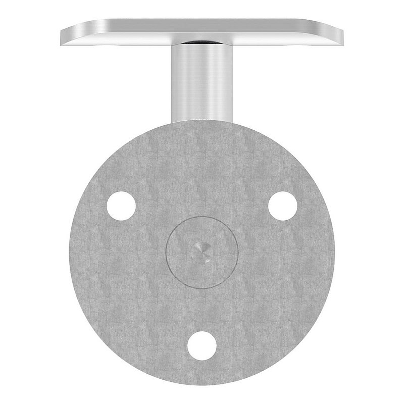 Handlaufhalter ohne Kabeldurchführung für LED Handläufe, Vollmaterial, V2A