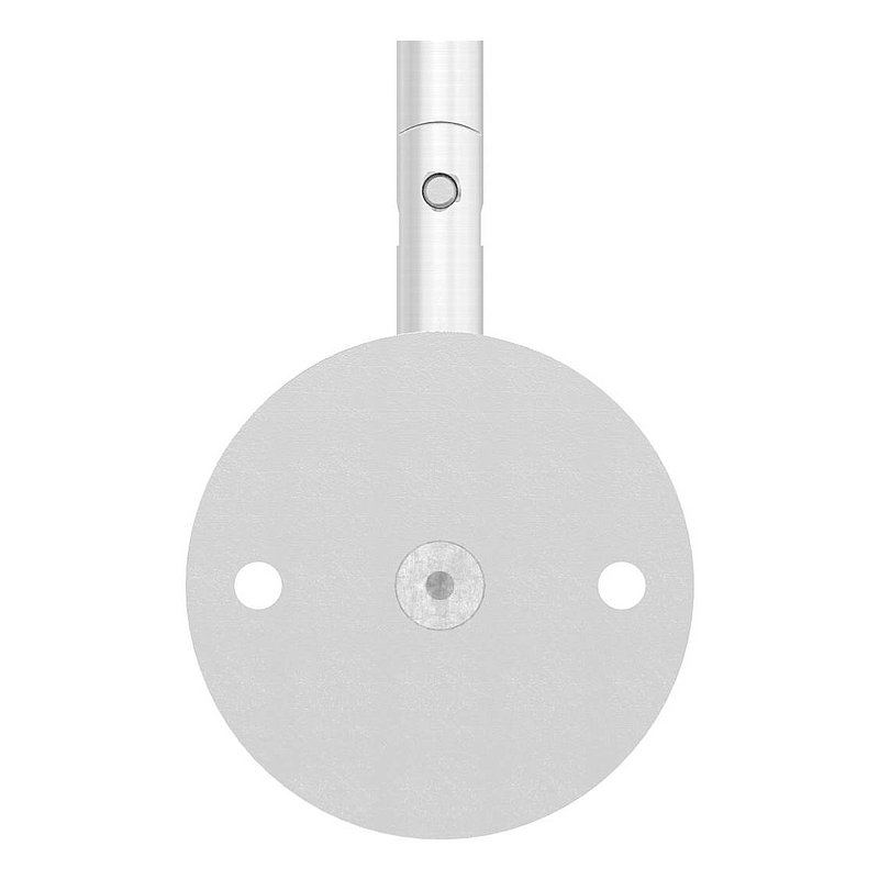 Handlaufhalter mit Gelenk, oben Innengewinde M6 (Ronde und Bügel verschraubt), V2A