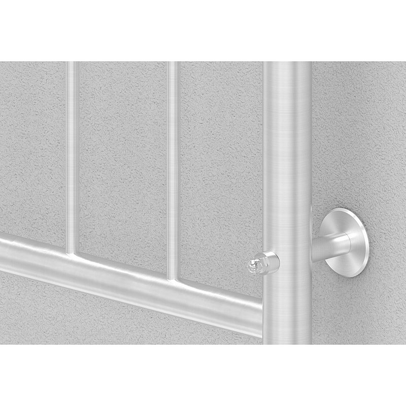 Wall mounting for French balconies, AISI304