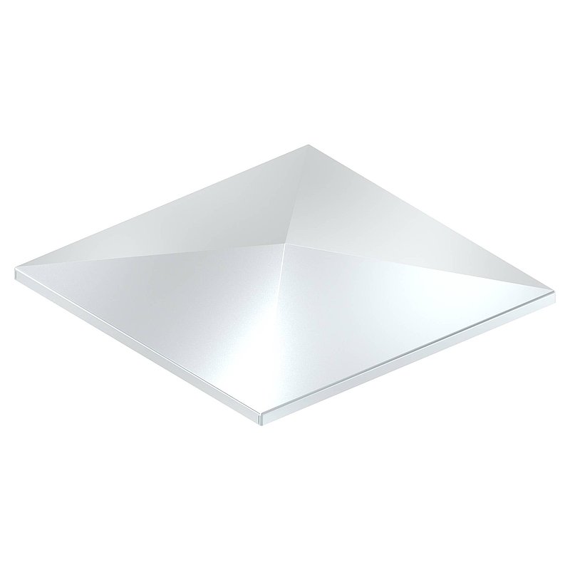 Pfeilerbedecker für Rohr 200x200mm, verzinkt