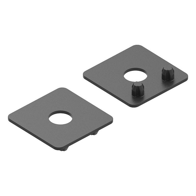 Ersatz-Abdeckplättchen für Blechhalter für Lochblechhalter Ø 25mm