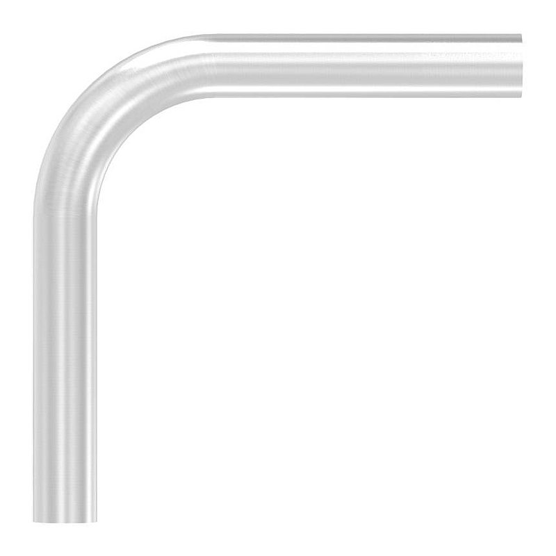 Tube bend 90°, made from 42.4x2.5mm tube, AISI304