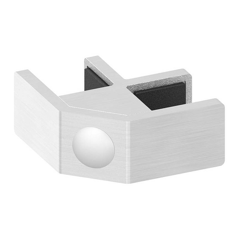 90° Glasausrichter für Ganzglasgeländer, für Glas 16,76 - 17,52mm