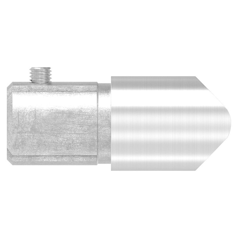 Anschlussstück 90°, Anschluss oben: 33,7mm, V2A