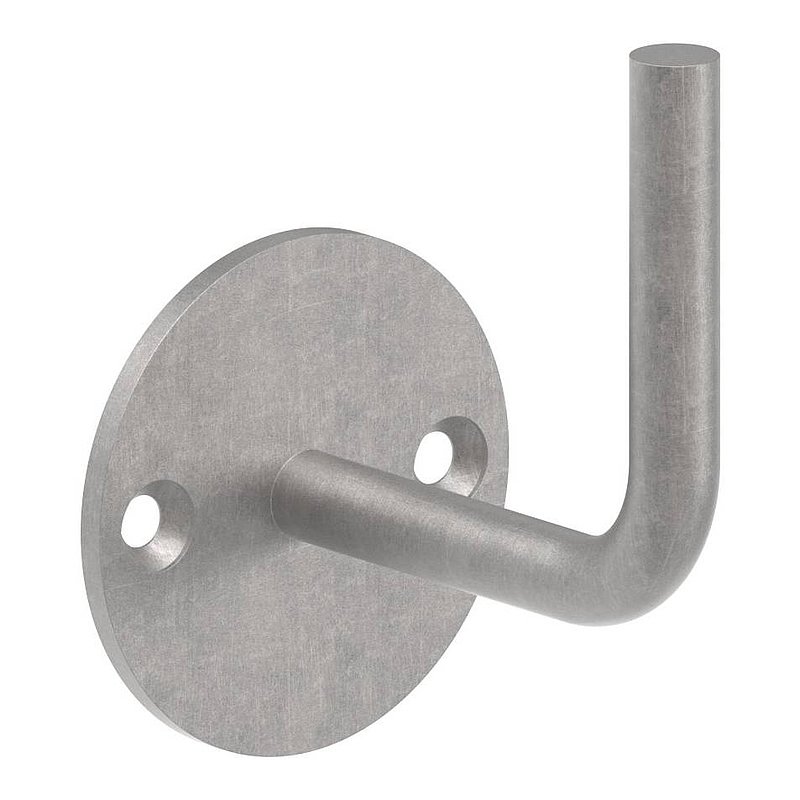 Handlaufträger mit Ronde flach, 70x4mm