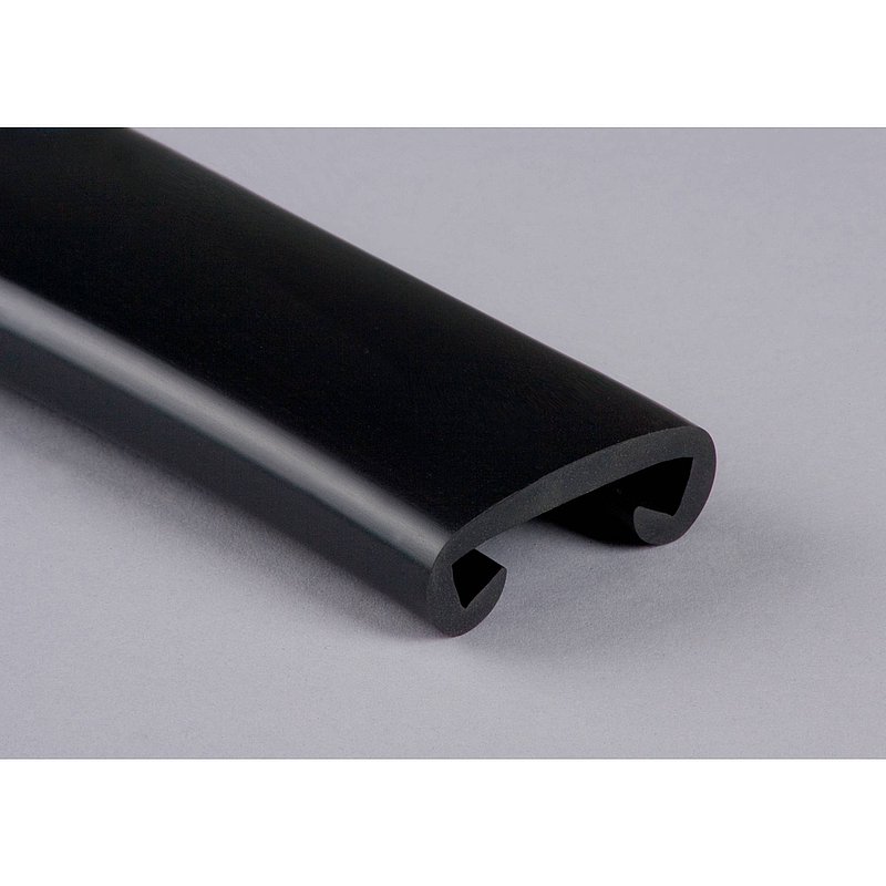 Kunststoffhandlauf für 40x8mm, schwarz