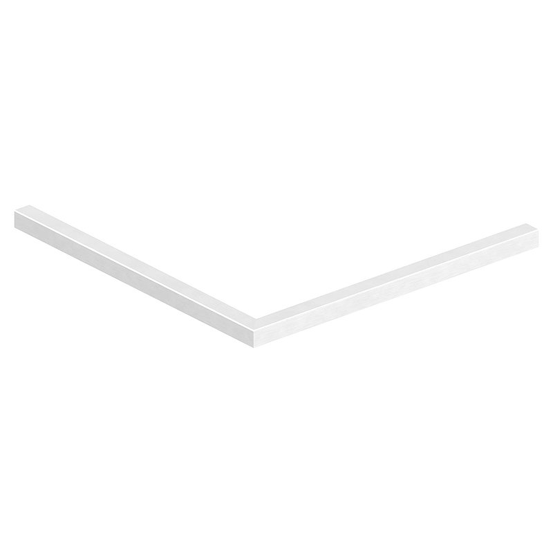 Edelstahl-U-Profil 90° Ecke, 500x500mm, V4A