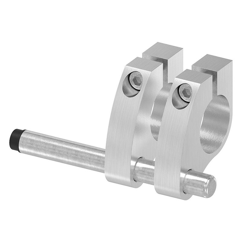 Stopper for double roller carriages, AISI304