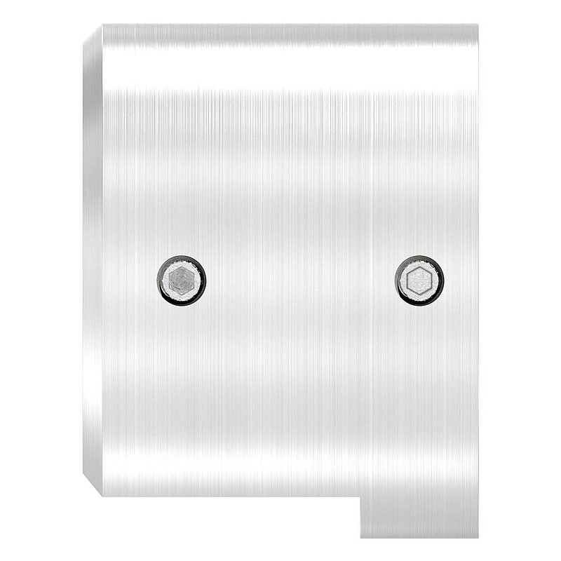 Wall mounting for slotted tube 42.4 mm, right, AISI316