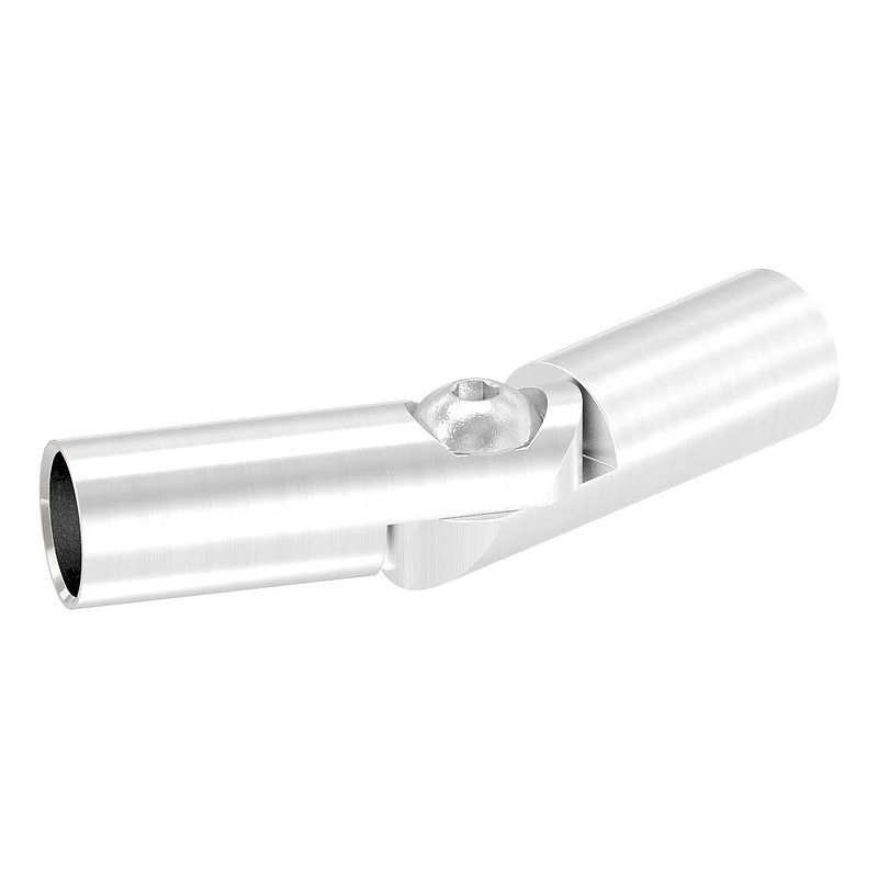 Raccord de barre avec articulation pour barre ronde Ø 10mm, V2A
