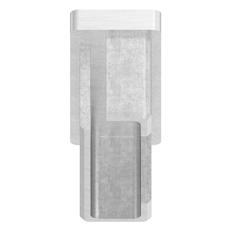 Einsteckkappe, für Rohr 60x20x2,0mm, V4A