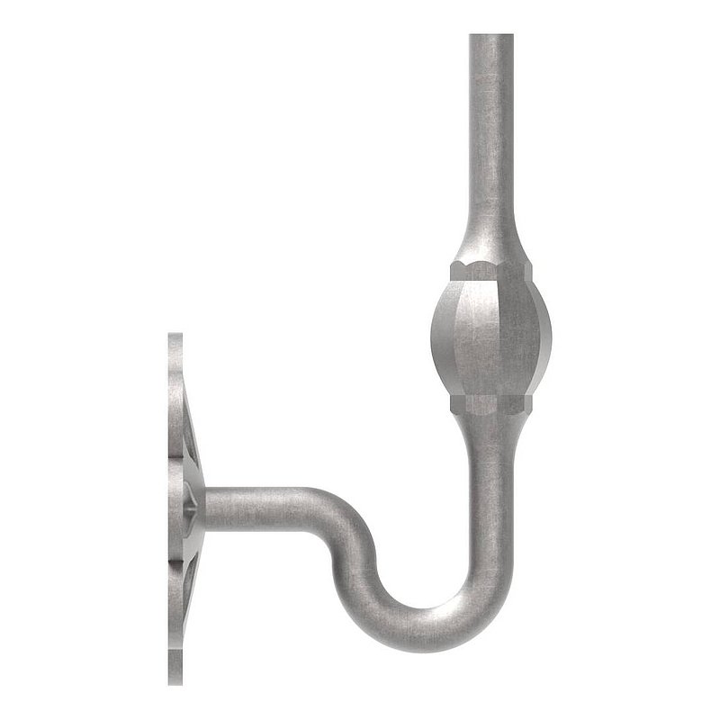Handlaufträger mit Ronde 93mm, flach
