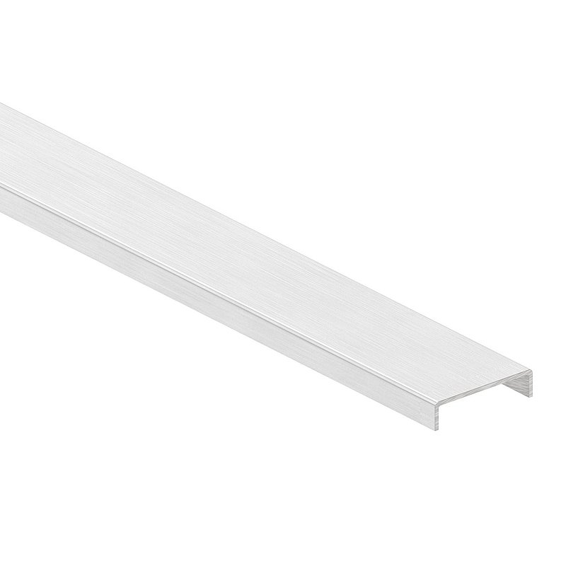 Edge protection EXTRA SLIM, for glass 20.00 - 21.52mm, L: 6000mm, stainless steel AISI316