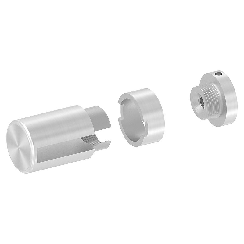 Brenk Grundhalter für Flachstäbe 40x8mm, V2A