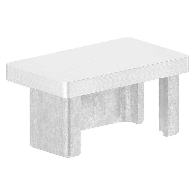 Einsteckkappe, für Rohr 50x30x2,0mm, V4A