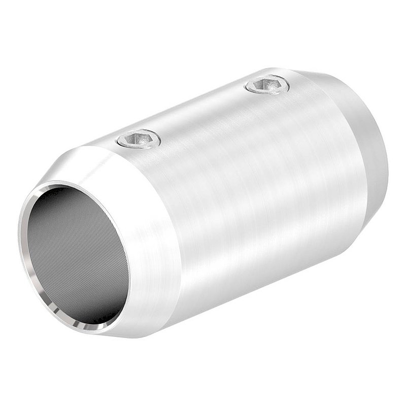 Stabverbinder für 14mm Rund, L: 36mm, Ø 20mm, V2A