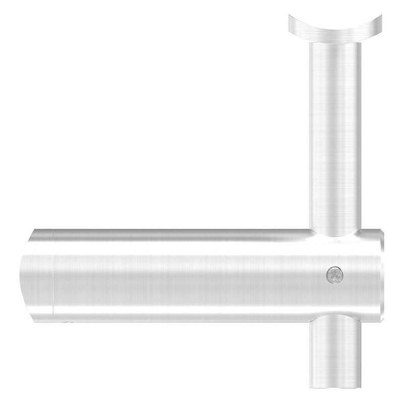 Handlaufhalter mit Handlaufanschlussplatte42,4mm, V2A