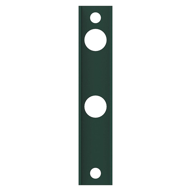 Adaptateur pour serrures de portes grillagées GTS2, pour tubes ronds Ø 33 - 60mm, RAL 6005 vert mous