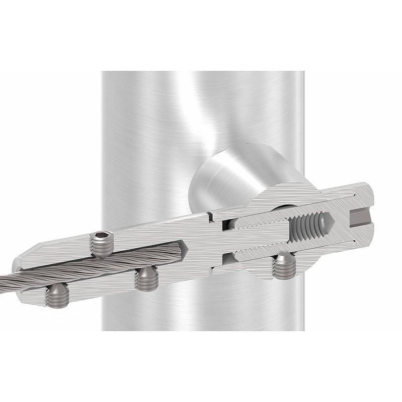 Porte câble pour câble Ø 6mm, V2A
