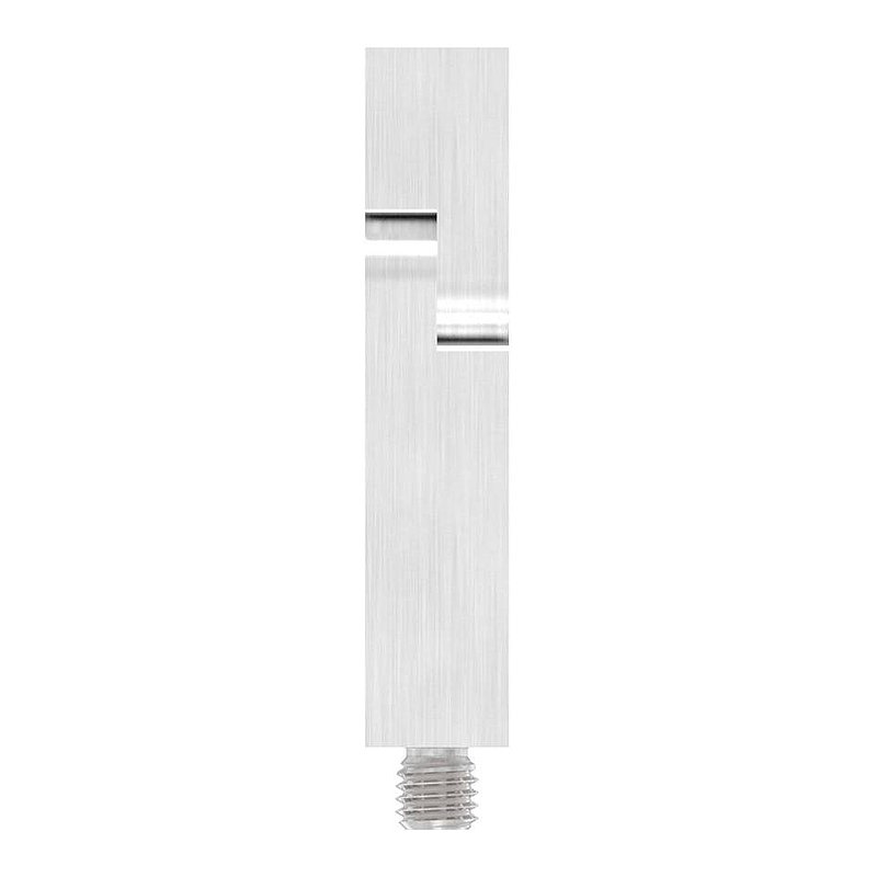 Tige articulée carrée 14x14mm, L: 68mm, V2A