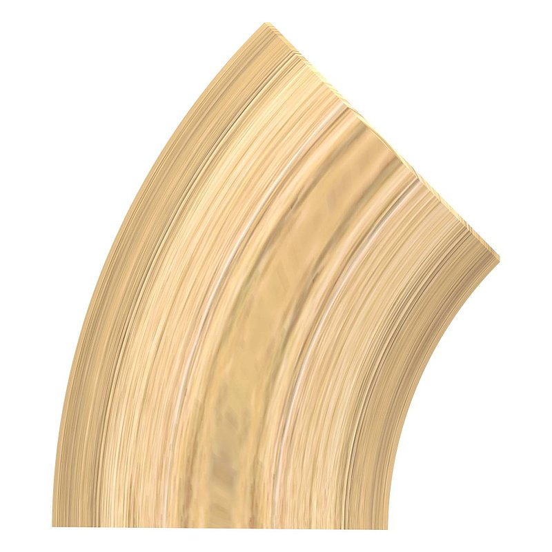 45° Bogen für Holzhandlauf Eiche, Ø 42,4mm