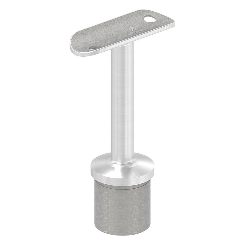 Rohrabschlussstopfen für Rohr 33,7x2,0mm, Handlaufanschlussplatte: 42,4mm, V2A