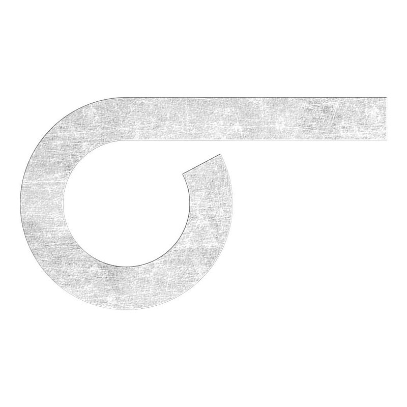 Anschweißband für Ø 13mm, L: 30mm
