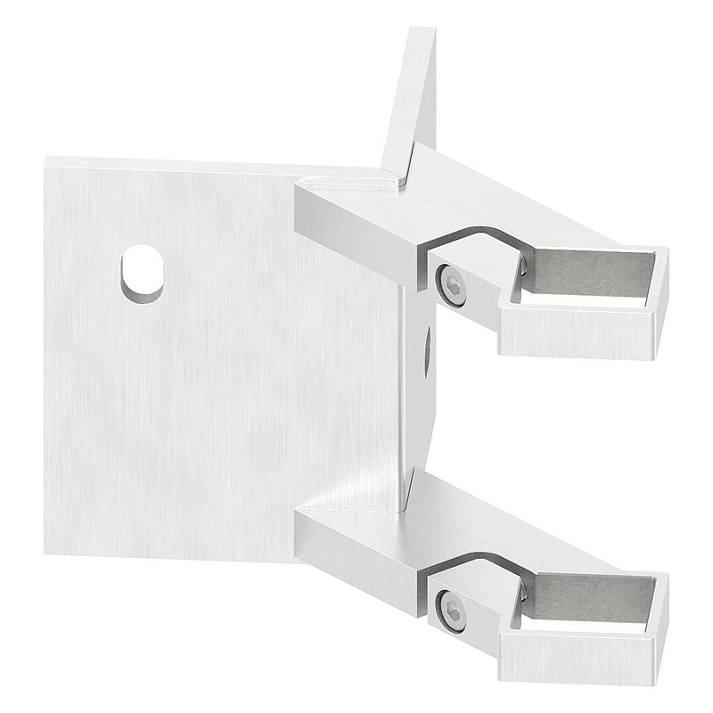 Fixation murale 90° pour coin extérieur 40x40mm, V2A