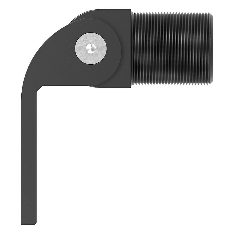 Door hinge 180° weldable without self-closing function