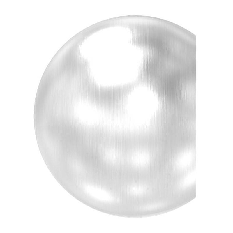 Rohrabschlusskugel hohl für 42,4mm Rohr, mit M8