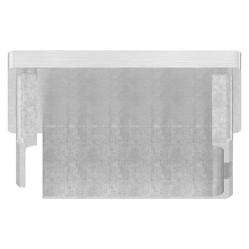 Einsteckkappe, für Rohr 60x40x2,0mm, V4A