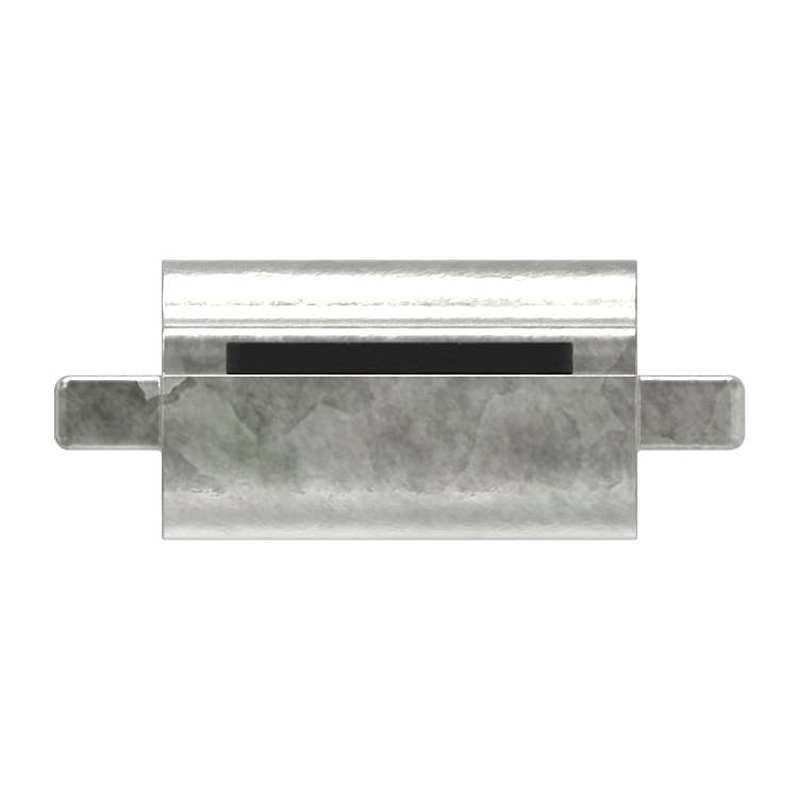 Sicherungsplatte für Mod. 34 , Zink roh