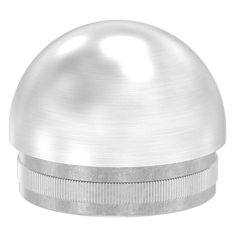 Rohrabschlussstopfen, für Rohr 48,3x2,0mm, V2A