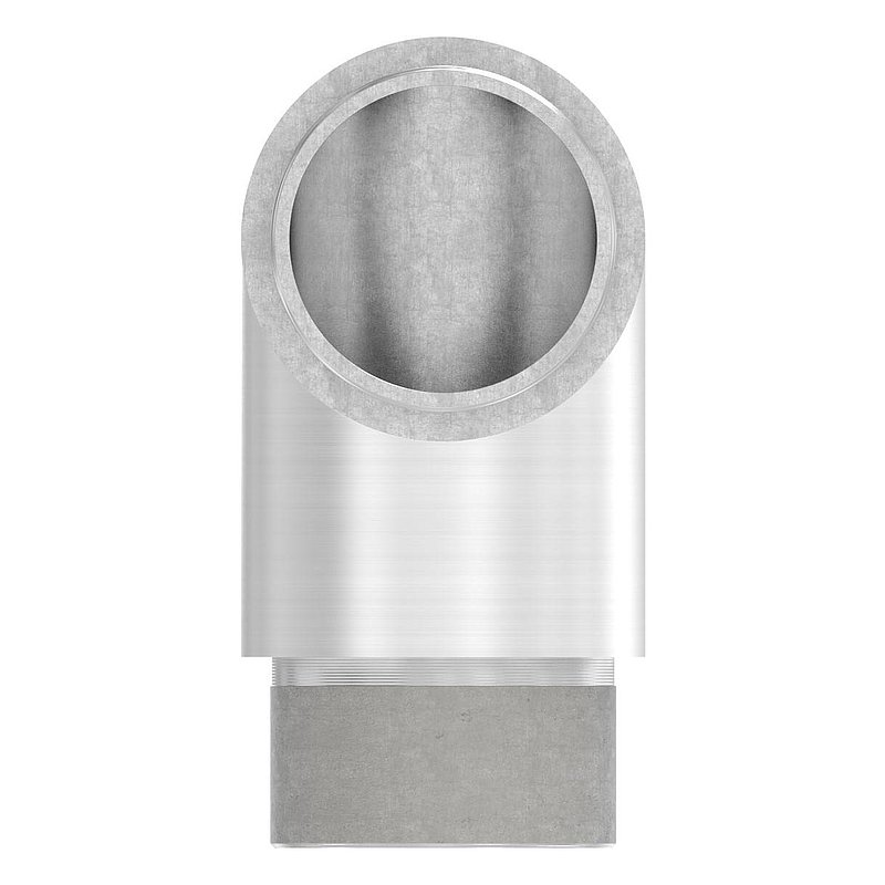 Eckstück 90°, für Rohr 42,4x3,0mm, V2A