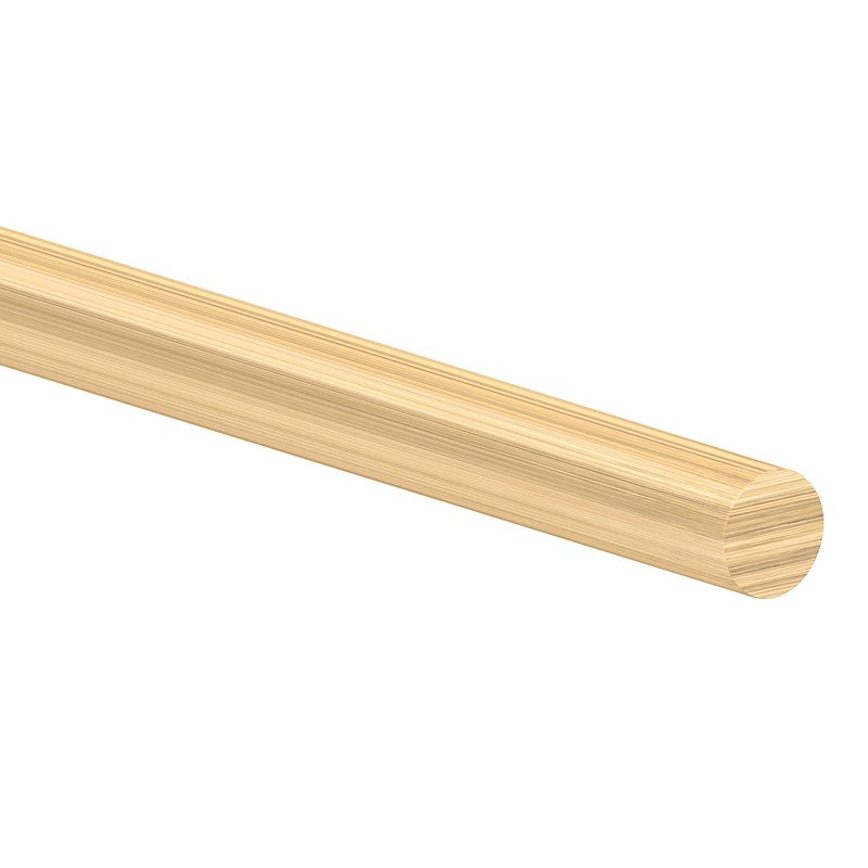 Holzhandlauf Eiche, Ø 42,4mm, L: 2500mm