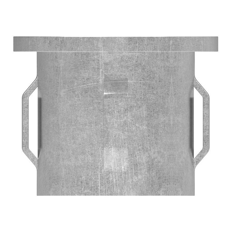 Stahleinschlagkappe, für Rohr 33,7mm