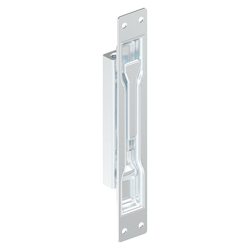 Kantriegel mit Breite 24mm und Gewinde M8, verzinkt