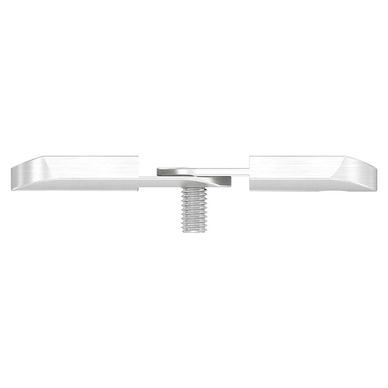 adjustable handrail connection plate, 42.4 mm, AISI304
