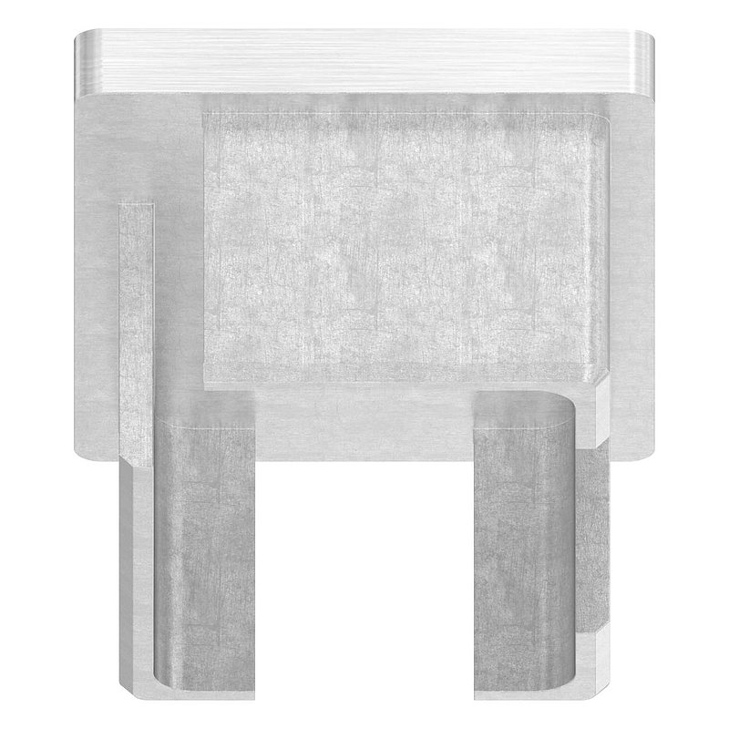 Einsteckkappe, für Rohr 60x40x3,0mm, V2A