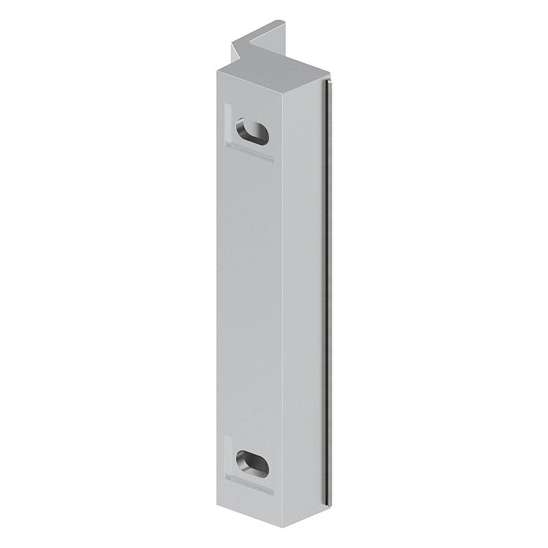 Anschlag für Gittertorschloss GTS 2, silber