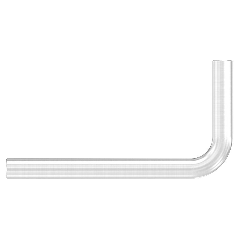 Étrier Ø 14mm, courbé à 90°, sans taraudage, V2A