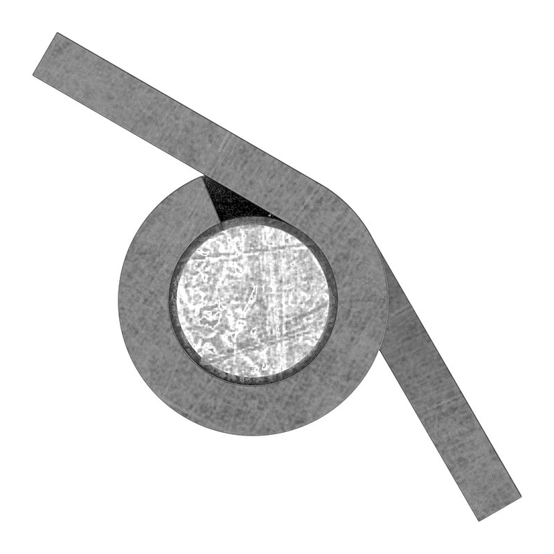 Weld-on hinge 2-piece with loose spigot