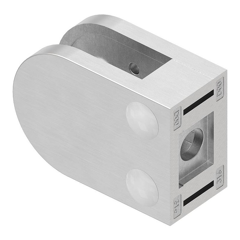Glass terminal Mod. 16, connection: straight, AISI316