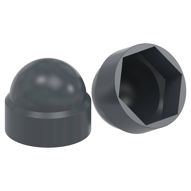 Sechskant-Schutzkappe für M12, RAL 7016