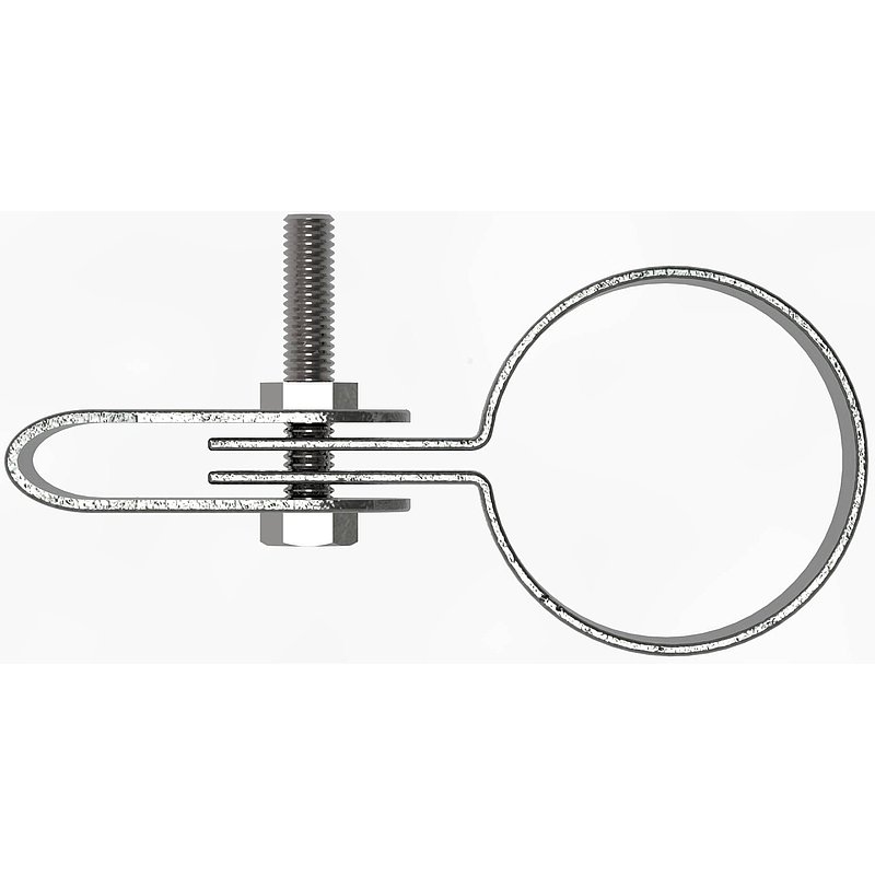 Halter einseitig, für Rohr Ø 42,4mm