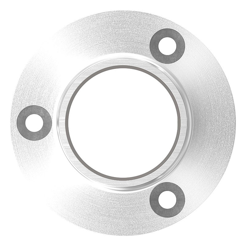 Wall and floor anchor, for tube 33.7 mm, AISI304